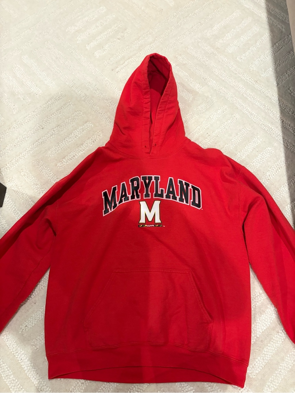 Fanatics Red Maryland Pullover Hoodie